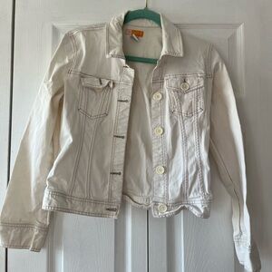 White Jean Jacket